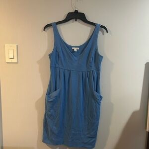 New York and company dress size medium in blue with pockets